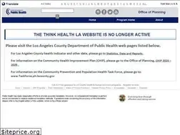 Sites similar to thinkhealthla.org