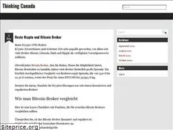 Sites similar to thinking-canada.eu