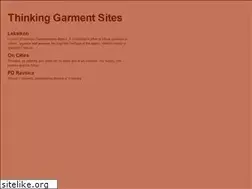 Sites similar to thinking-garment.com