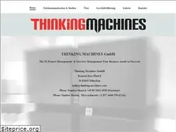 Sites similar to thinking-machines.de