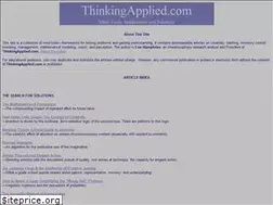 Sites similar to thinkingapplied.com