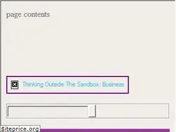 Sites similar to thinkingoutsidethesandbox.ca