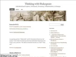 Sites similar to thinkingwithshakespeare.org