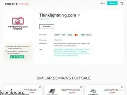 Sites similar to thinklightning.com