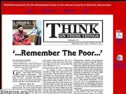 Sites similar to thinkonthesethings.com