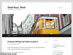 Sites similar to thinkpaco.com