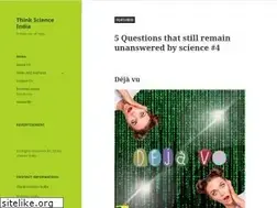 Sites similar to thinkscience.in
