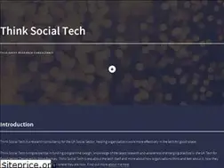 Sites similar to thinksocialtech.org