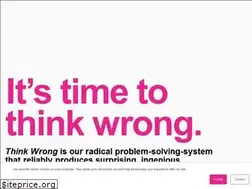 Sites similar to thinkwrongbook.com