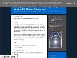 Sites similar to thirdquartercollapse.blogspot.com