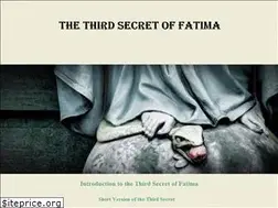 Sites similar to thirdsecret.net