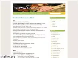 Sites similar to thirdwavefeminism.wordpress.com
