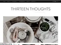 Sites similar to thirteenthoughts.com