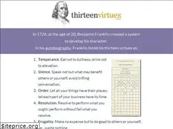 Sites similar to thirteenvirtues.com