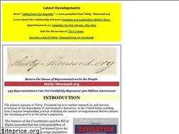 Sites similar to thirty-thousand.org