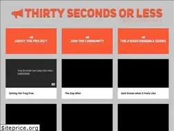Sites similar to thirtysecondsorless.net