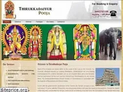 Sites similar to thirukadaiyurpooja.com