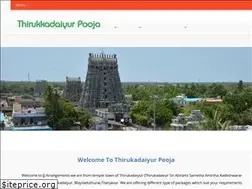 Sites similar to thirukkadaiyurpooja.com