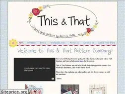 Sites similar to thisandthatpatterns.com