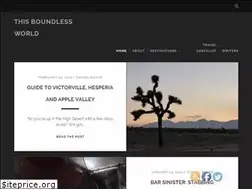 Sites similar to thisboundlessworld.com