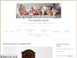 Sites similar to thiscatholicfamily.com