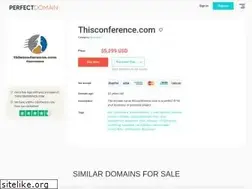 Sites similar to thisconference.com