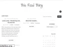 Sites similar to thisfoodthing.com