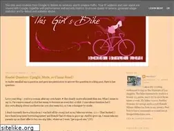Sites similar to thisgirlsbike.blogspot.com
