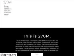 Sites similar to thisis270m.com