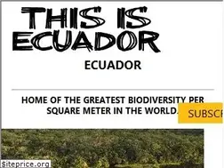 Sites similar to thisisecuador.com