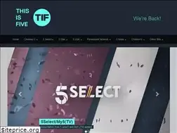 Sites similar to thisisfive.co.uk