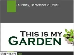 Sites similar to thisismygarden.com