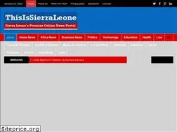 Sites similar to thisissierraleone.com