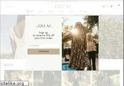 Sites similar to thisisthegreat.com