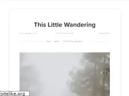 Sites similar to thislittlewandering.com
