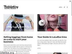Sites similar to thislulathing.com