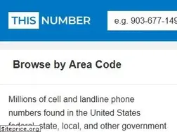 Sites similar to thisnumber.com