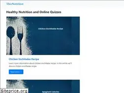 Sites similar to thisnutrition.com