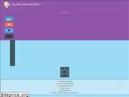 Sites similar to thisponydoesnotexist.net