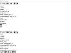 Sites similar to thistleandleek.com