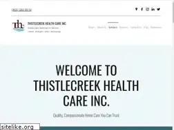Sites similar to thistlecreekhealthcare.ca