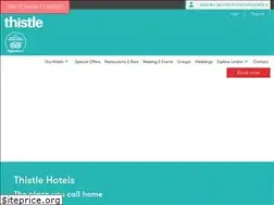 Sites similar to thistlehotels.com