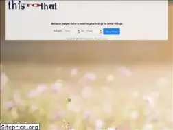 Sites similar to thistothat.com