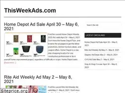 Sites similar to thisweekads.com