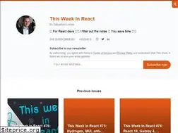 Sites similar to thisweekinreact.com