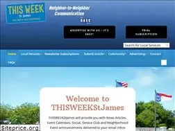 Sites similar to thisweekstjames.com