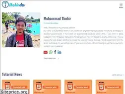 Sites similar to thohirdev.com