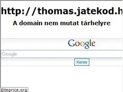 Sites similar to thomas.jatekod.hu
