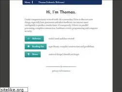Sites similar to thomas.nadev.net