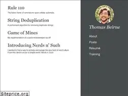 Sites similar to thomasbeirne.com